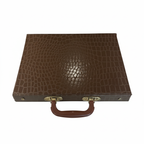 Rose Gold Mini Mahjong Set - Faux Leather Box