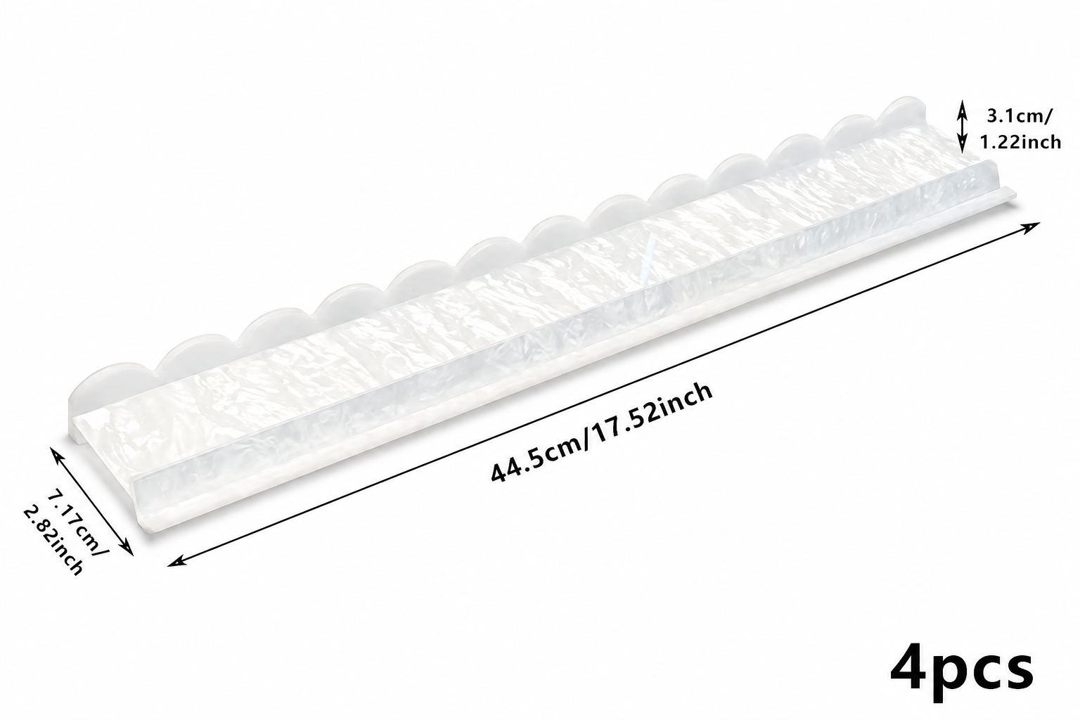 Pearl White Racks