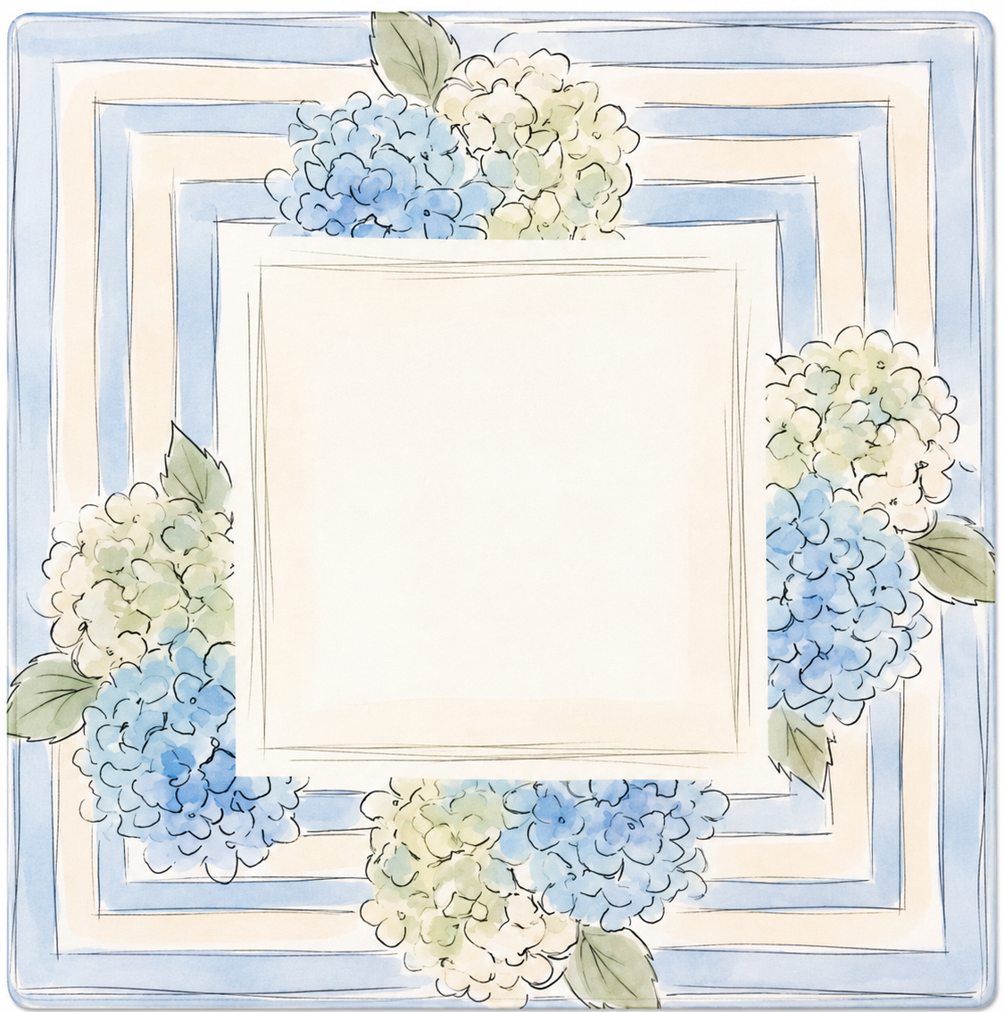 Blue Hydrangea