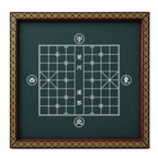 Red Handmade Foldable Mahjong Table