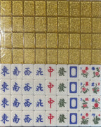 Gold Mini Mahjong Set - Luxury Wooden Box