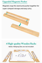 Wooden Racks With Magnetic Pusher