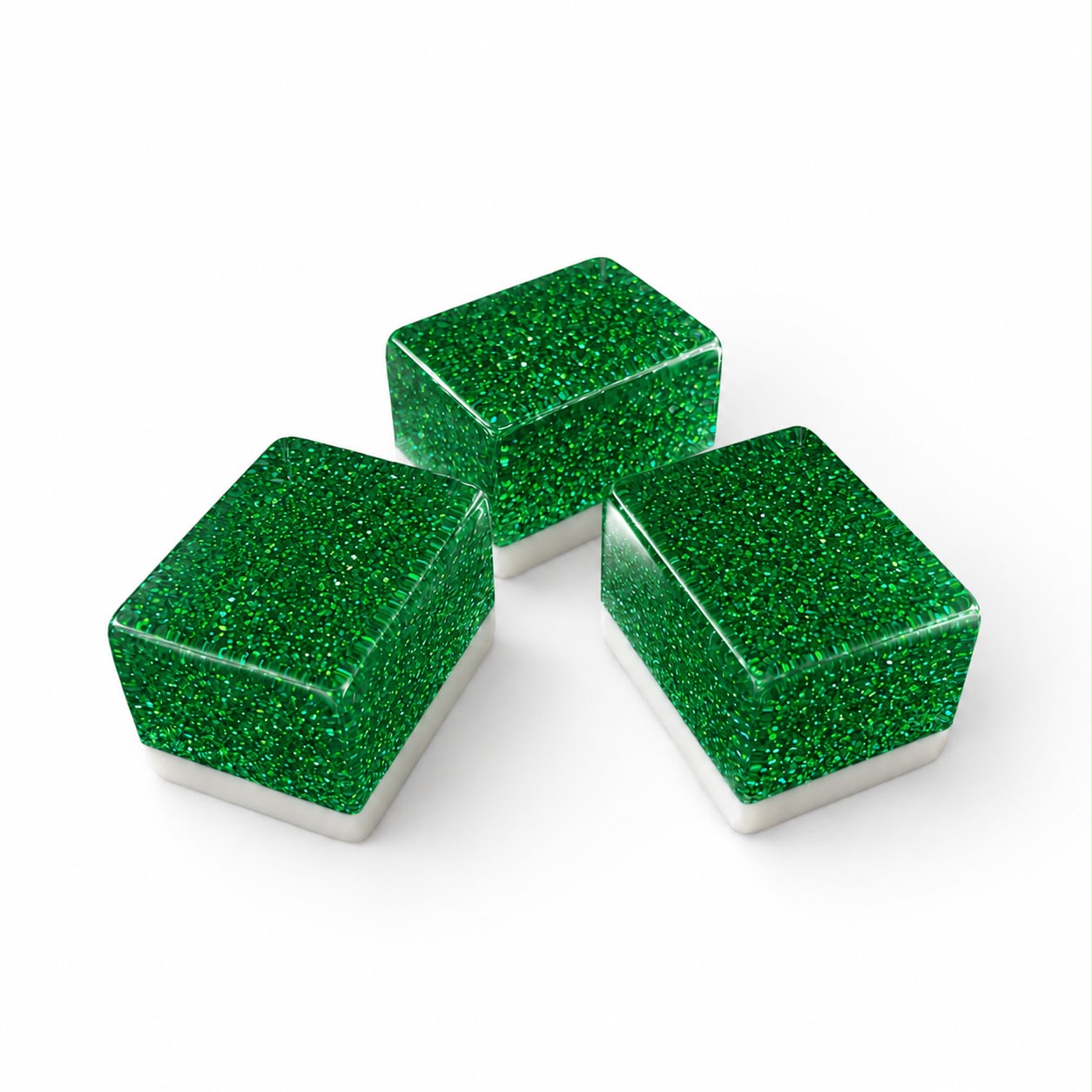 Green Sparkle - Size 32 (English Engraved)