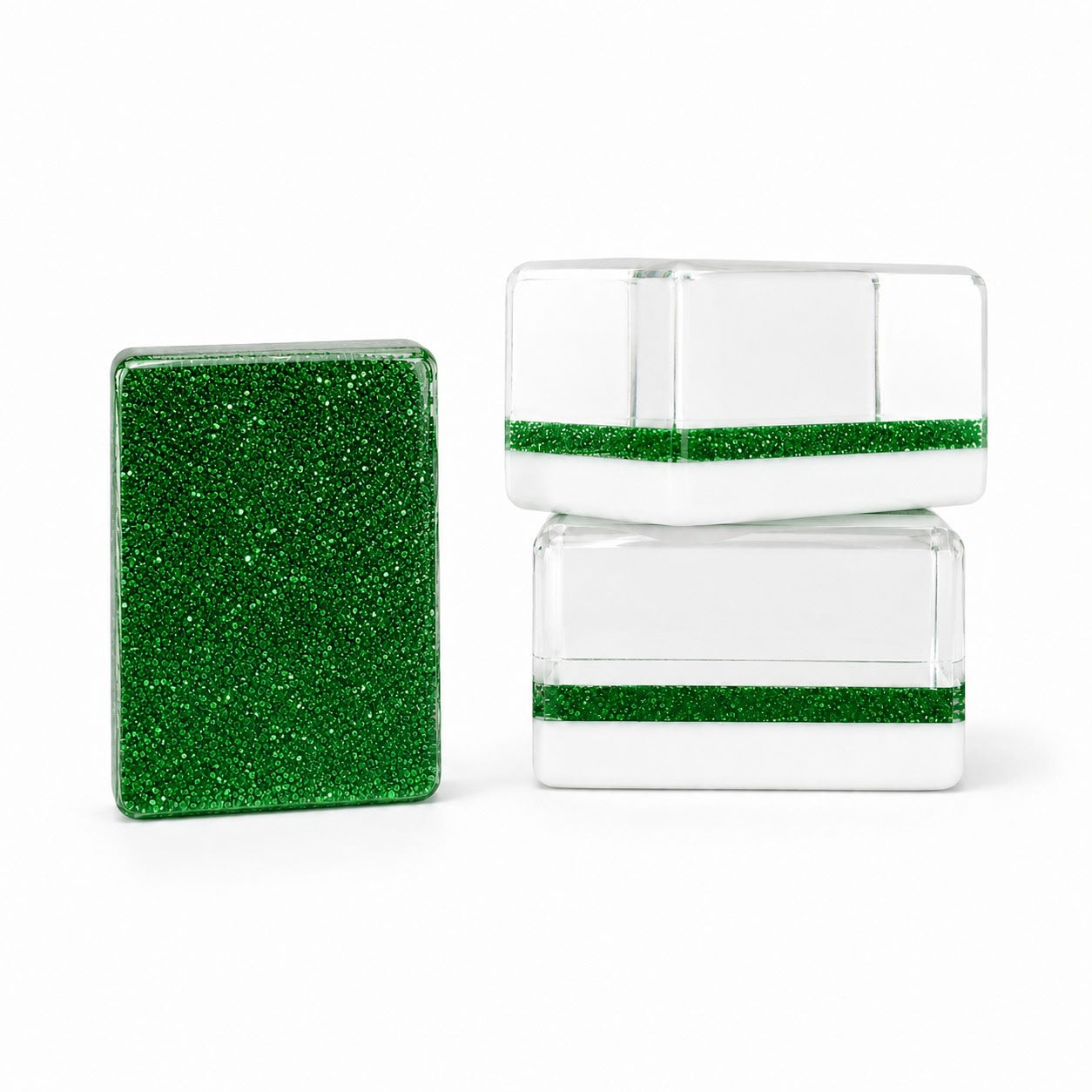 Green Sparkle - Size 32 (English Engraved)