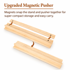 Wooden Racks With Magnetic Pusher (Size 32)