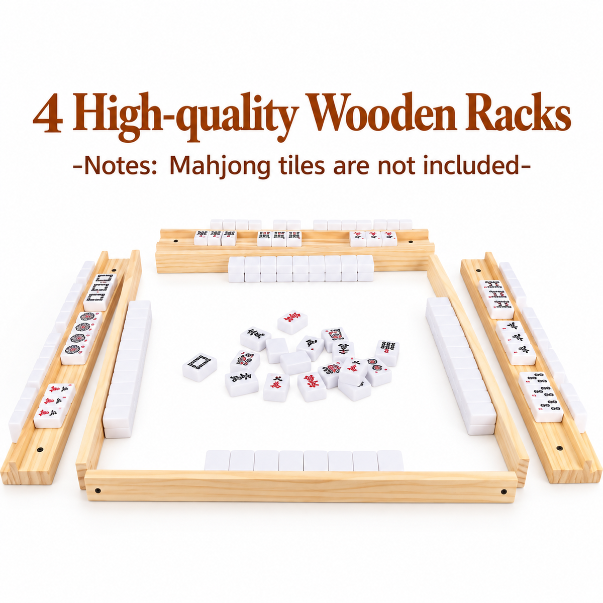 Wooden Racks With Magnetic Pusher (Size 32)