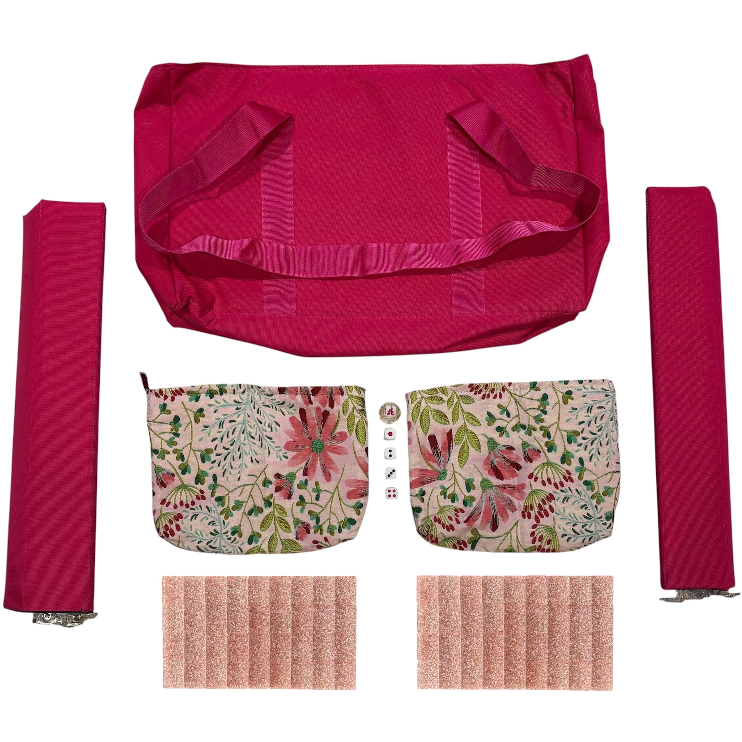 Taupe Sparkle Tote Bundle - Size 32 (English Engraved)